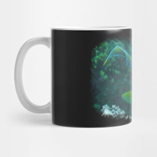 Angelfish | Floats in the coral reef | Mug